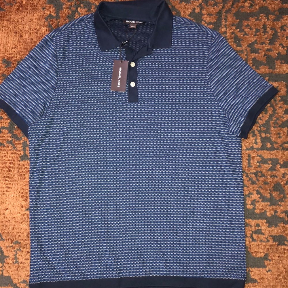 Michael Kors Short Sleeve Polo Shirt